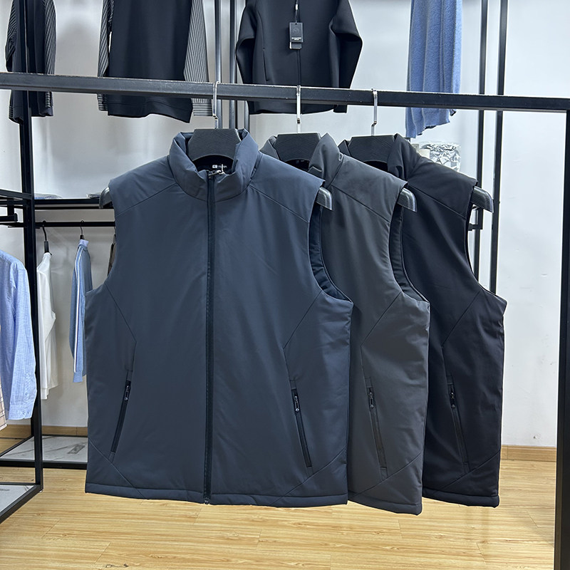 五防料机能轻防水立领背心秋冬季男士纯色保暖修身马甲外套,男装,背心,淘宝优惠券,粉丝福利购,淘宝优惠卷