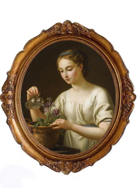 创意欧式风组合镜子树脂画框托盘