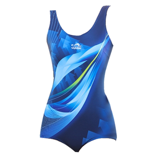 泳衣女款连体平角游泳馆专用速干竞速训练专业背心泳装温泉游泳衣
