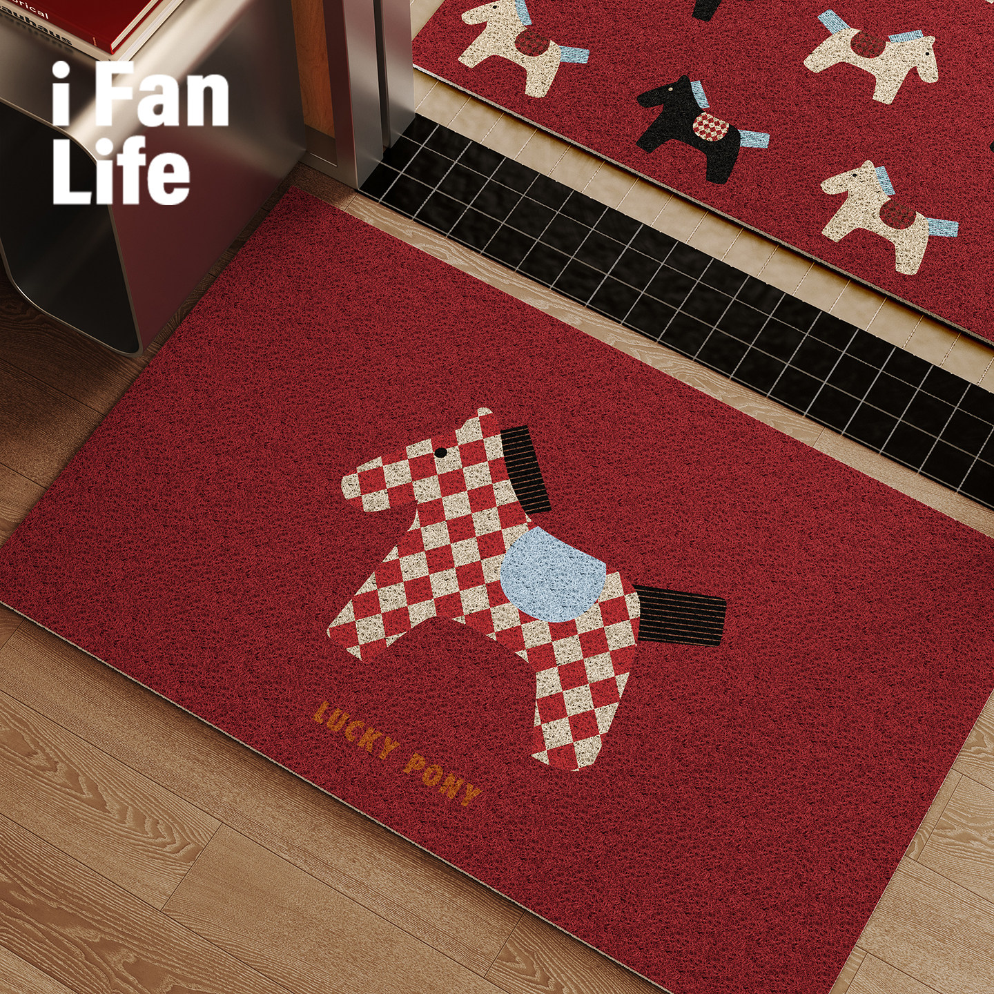 马来有福新年红色入户门地垫过年喜庆门口丝圈地垫可裁剪玄关垫子,居家布艺,入户地垫,淘宝优惠券,粉丝福利购,淘宝优惠卷