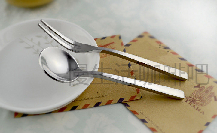 咖啡勺子水果叉搅拌勺 不锈钢短柄勺调羹 个性 韩式加厚餐具|msdalam kategori pinggan mangkuk, kopi, sudu kopi - dari Buy2taobao.com untuk memberikan perkhidmatan ejen Taobao profesional membeli