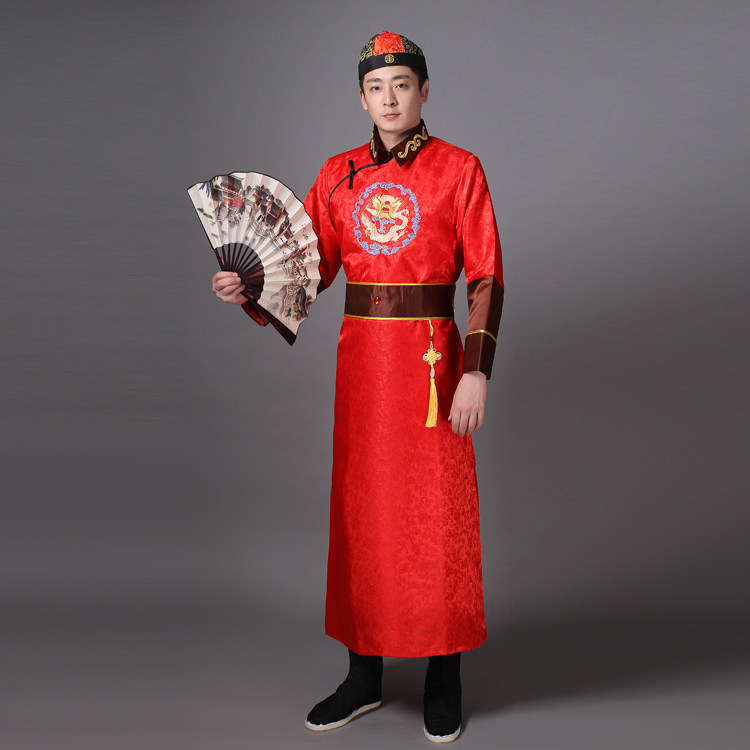 新款特价古装清朝贝勒阿哥服装 成人男童地主 少爷王爷影视演出服