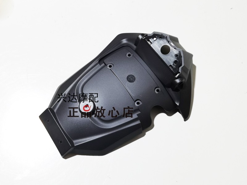 正品QJ350-13追350摩托车后下挡泥板后泥瓦后瓦反射体后牌照灯