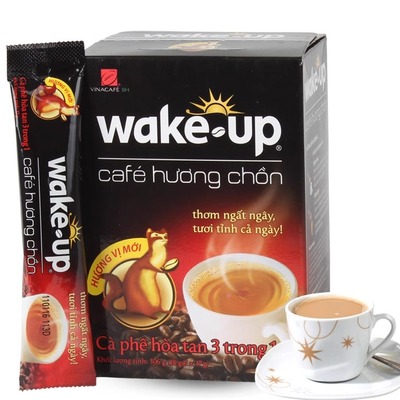 越南威拿咖啡3合1速溶貂鼠咖啡wakeup 进口G7猫屎咖啡粉306克