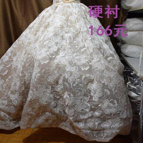 打折清仓特价二手婚纱礼服白双肩蕾丝韩版拖尾纱包邮高档典礼纱