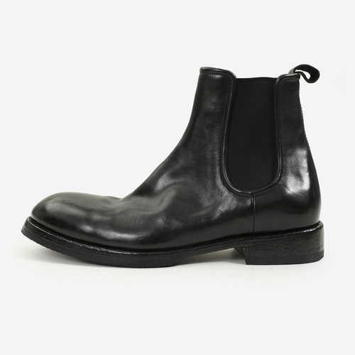 意大利固特异水洗牛皮切尔西靴