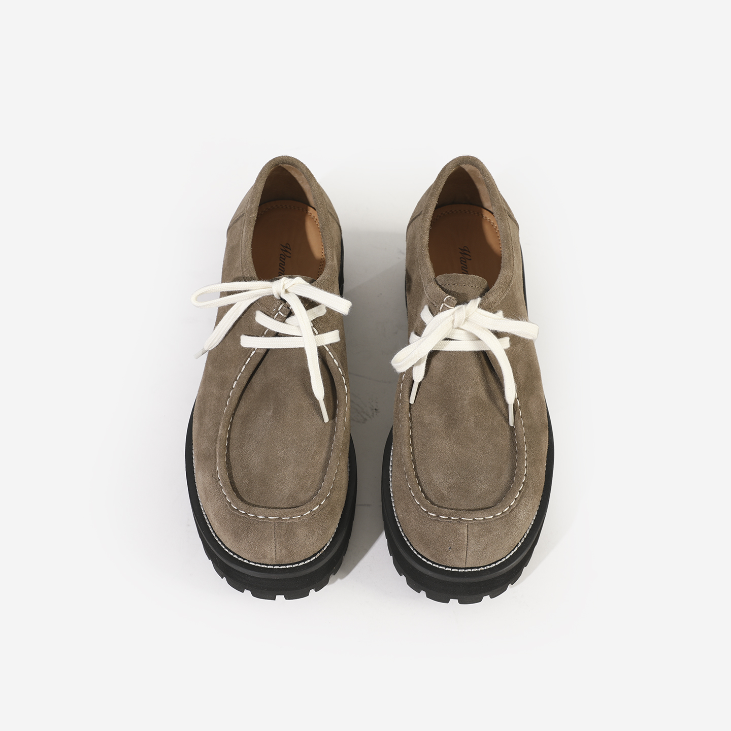 美式复古工装鞋磨砂牛皮休闲皮鞋