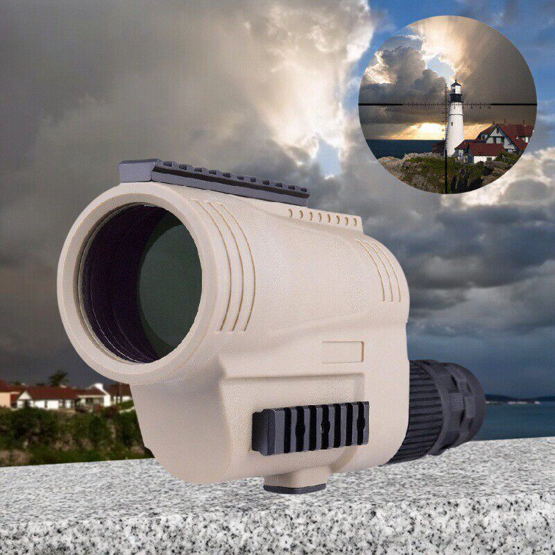 高品质15-45X60ED观靶镜带十字坐标测距观鸟镜IPX8防水单筒望远镜