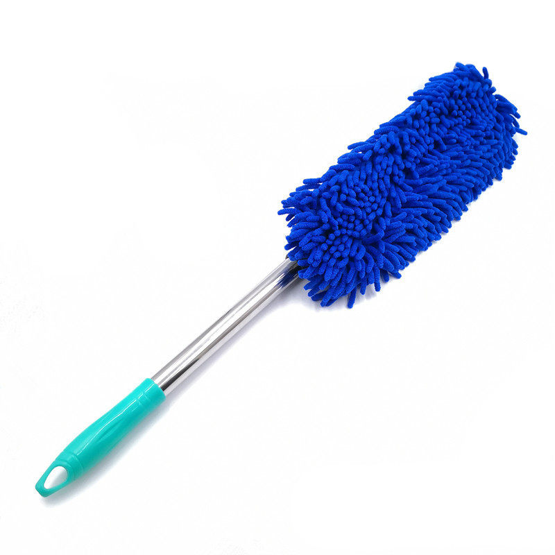 洗车软毛拖把 汽车美容雪尼尔珊瑚虫蜡拖除尘通水刷掸子洗车工具