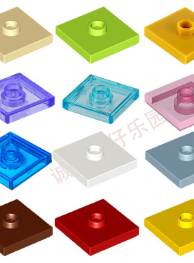 LEGO 零配件 87580 (4565393 6126082) 23893 浅灰色 2×2橙色