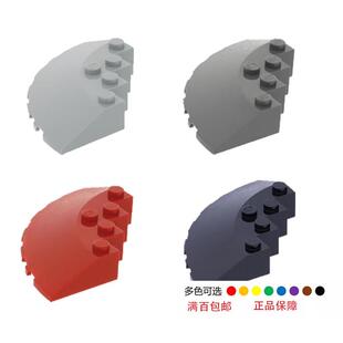 LEGO乐高95188 6×6圆弧转角砖 黑6005932深米6006804深灰4622338