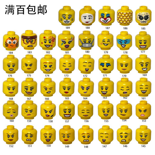 LEGO乐高积木玩具人仔配件