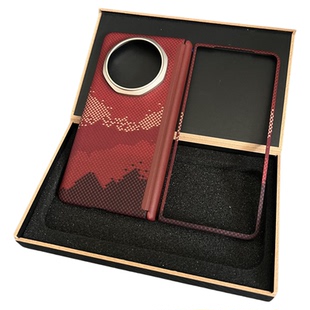 适用荣耀magicv5凯夫拉手机壳芳纶纤维折叠屏保护套MagicV5前壳全包v5磁吸轻超薄碳纤维防摔商务中轴高级硬壳