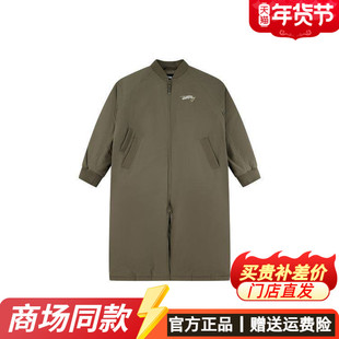 乔丹羽绒服女款2025冬季新款中长款立领鸭绒宽松保暖时尚潮流外套