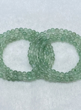 天然绿草莓三圈手串时尚小清新