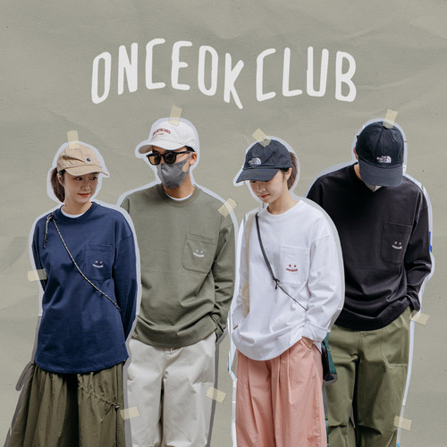 玩樂局Onceok320g强捻精梳棉T恤