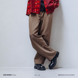 男生春夏直筒裤 日系复古百搭廓形西裤 任选三件 子 249元