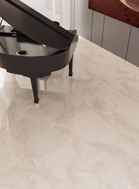 轻奢黄色玉石大理石通体瓷砖法式别墅客厅地砖卫生间厨房墙砖全瓷