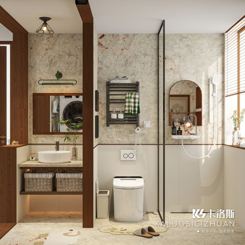 莫奈花园奶油风瓷砖哑光墙砖