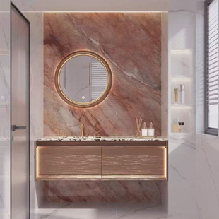 900x2700岩板电视背景墙连纹大板现代简约沙发轻奢客厅全屋岩板砖