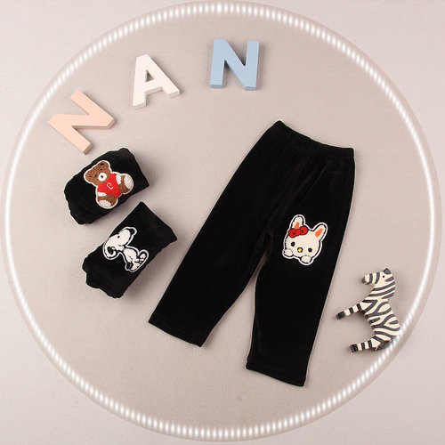 儿童金丝绒棉裤套棉裤的裤子