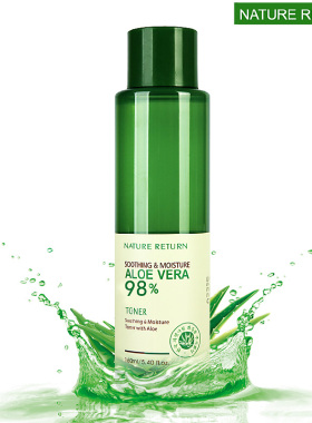 芦荟爽肤水早晚用保湿水化妆水中性干性皮肤补水滋润保湿紧致秋冬