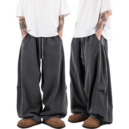 男装东大门休闲裤松紧腰