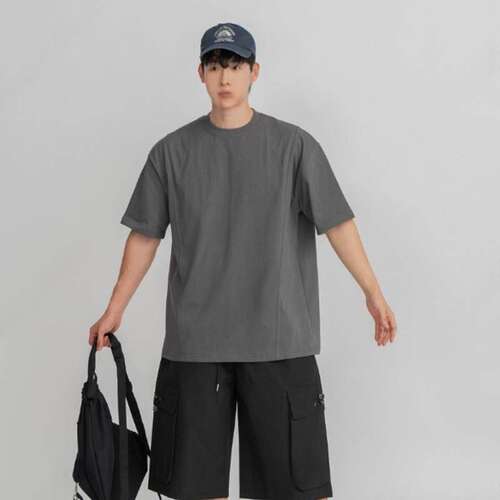 男装东大门短袖T恤简约打