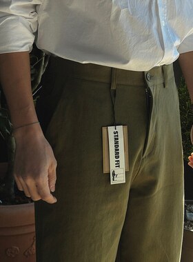 小北韩国代购男装东大门DUDE商务休闲老钱风休闲裤男裤春装新品