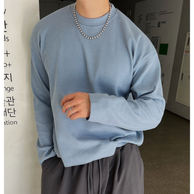 男装东大门长袖T恤AVEC华