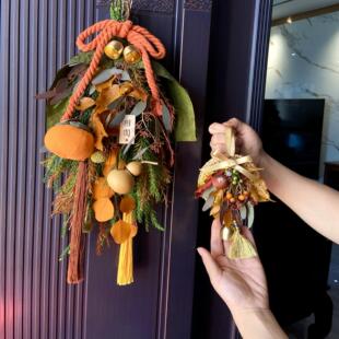 原创独家新鲜门挂车挂送朋友客户新年春节新房新年装饰暖居伴手礼