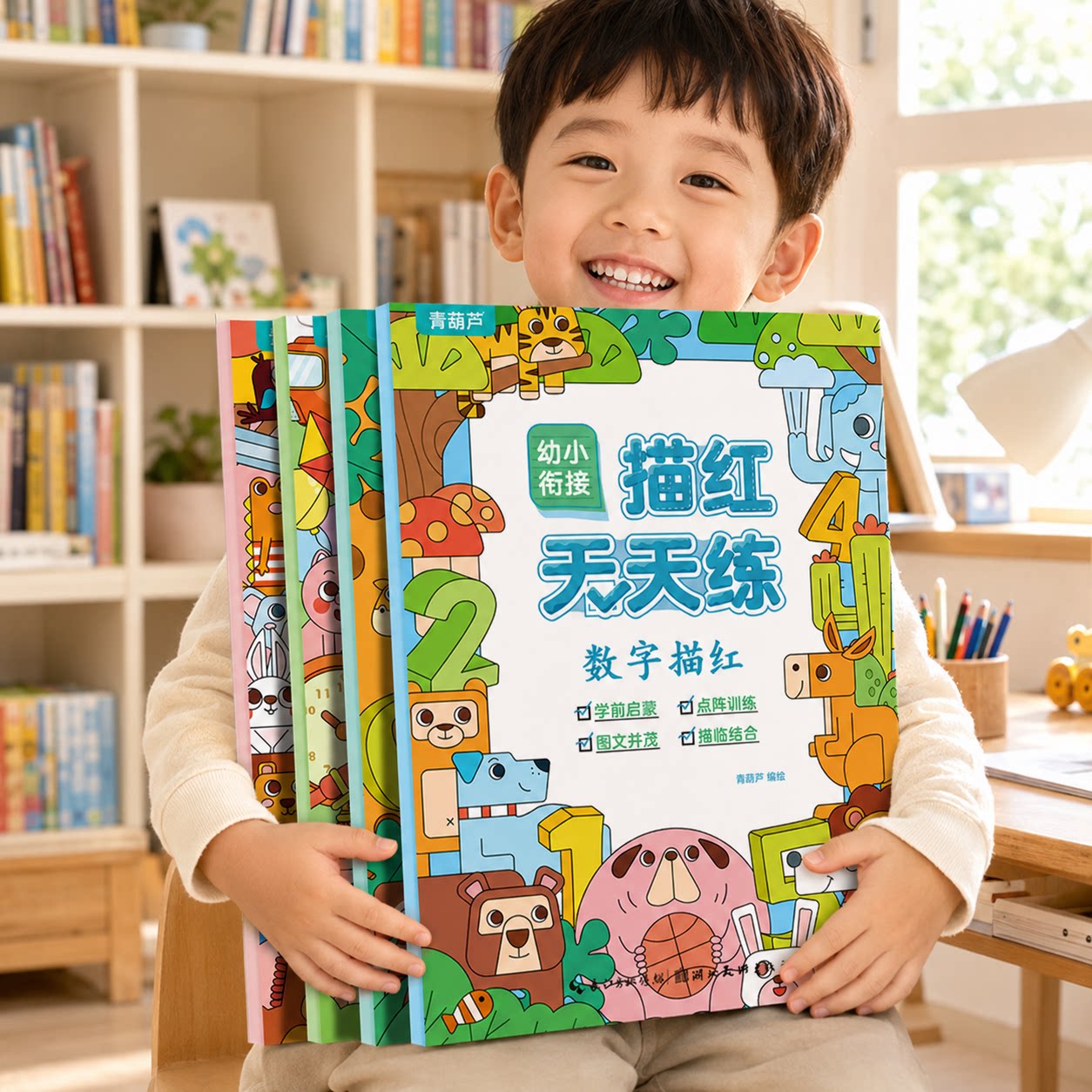 【4册大开本】幼小衔接描红训练图片
