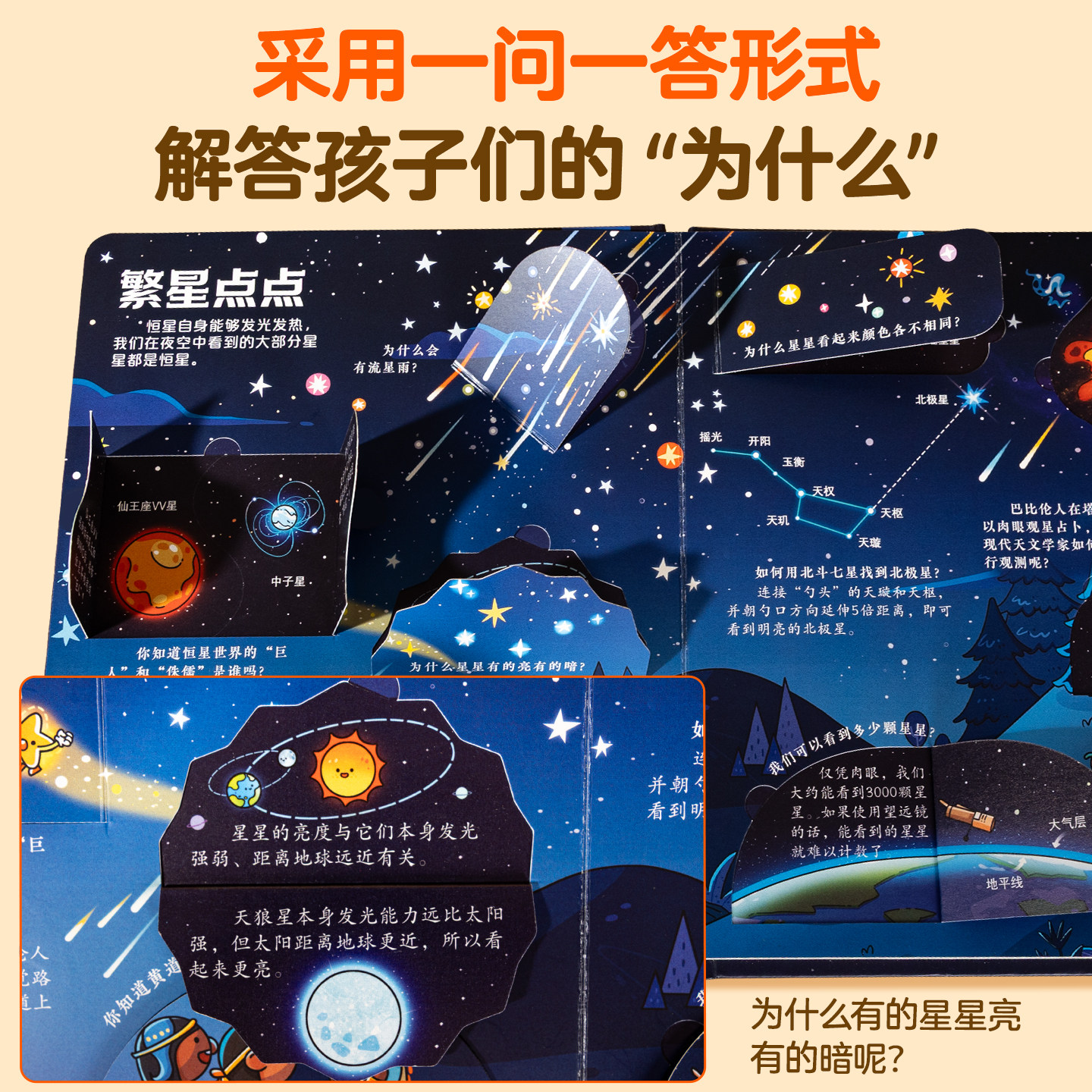 十万个为什么系列 儿童3d立体翻翻书绘本0到3岁幼儿故事书1一3宝宝撕不烂翻翻书 洞洞书婴儿早教1-2岁适合一岁半两岁看的书籍