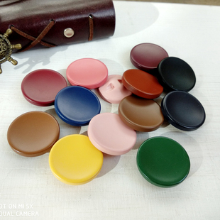 高档钮扣/大衣纽扣毛呢羊绒外套扣子圆形树脂扣暗眼25/30mm风衣扣