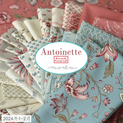 美国进口棉布 Antoinette 手工拼布法式布料 印染 29色布组