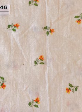 【售完展示】1930年美国制造 原版古董布料 黄色系 C146