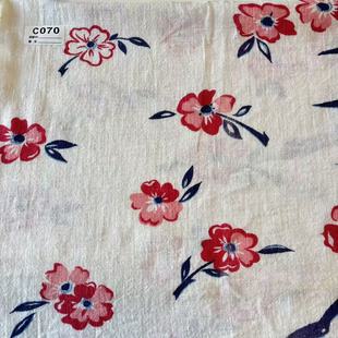 收藏 大尺寸可连裁 1930年美国制造 古董布料 C070 原版