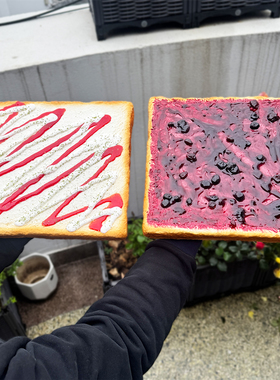 29cm仿真芝士大吐司模型假食品模型手工烘焙摆件家居摆设装饰样品