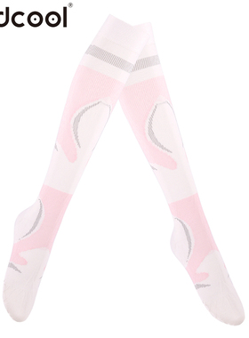 Findcool专业梯度压力长筒跑步袜女男夏季马拉松跑步跳绳健身袜