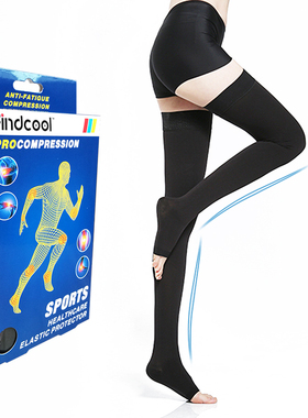 Findcool 抗曲张压缩连裤袜 露趾 健康护理辅助弹力连裤袜