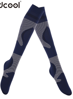 Findcool夏季薄款长筒健身跳绳压缩袜男女透气专业跑步运动长袜