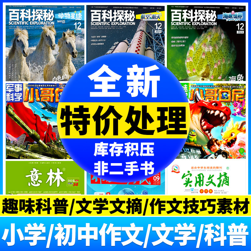 中小学生过期杂志全新过刊特价图片