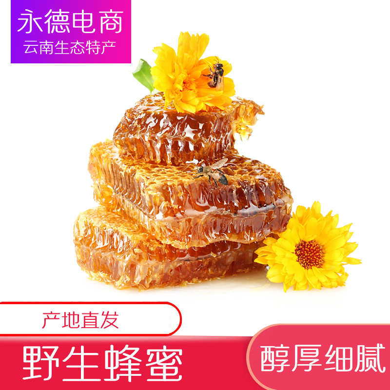 云南临沧特产永德蜂蜜荔枝蜜500g纯正天然蜂蜜农家自产土蜂蜜包邮