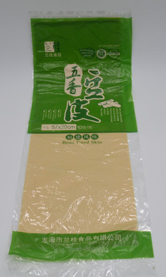 兰桂闽南风味五香豆皮五香卷皮春卷皮57x20一包10张