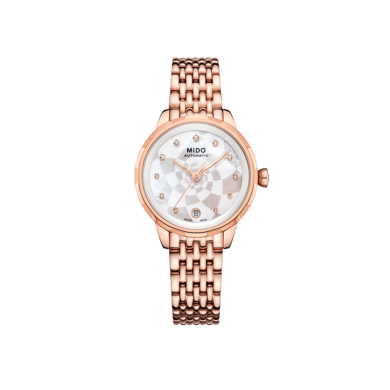 mido美度花淅系列自动机械女士腕表瑞士手表m043.207.33.106.00