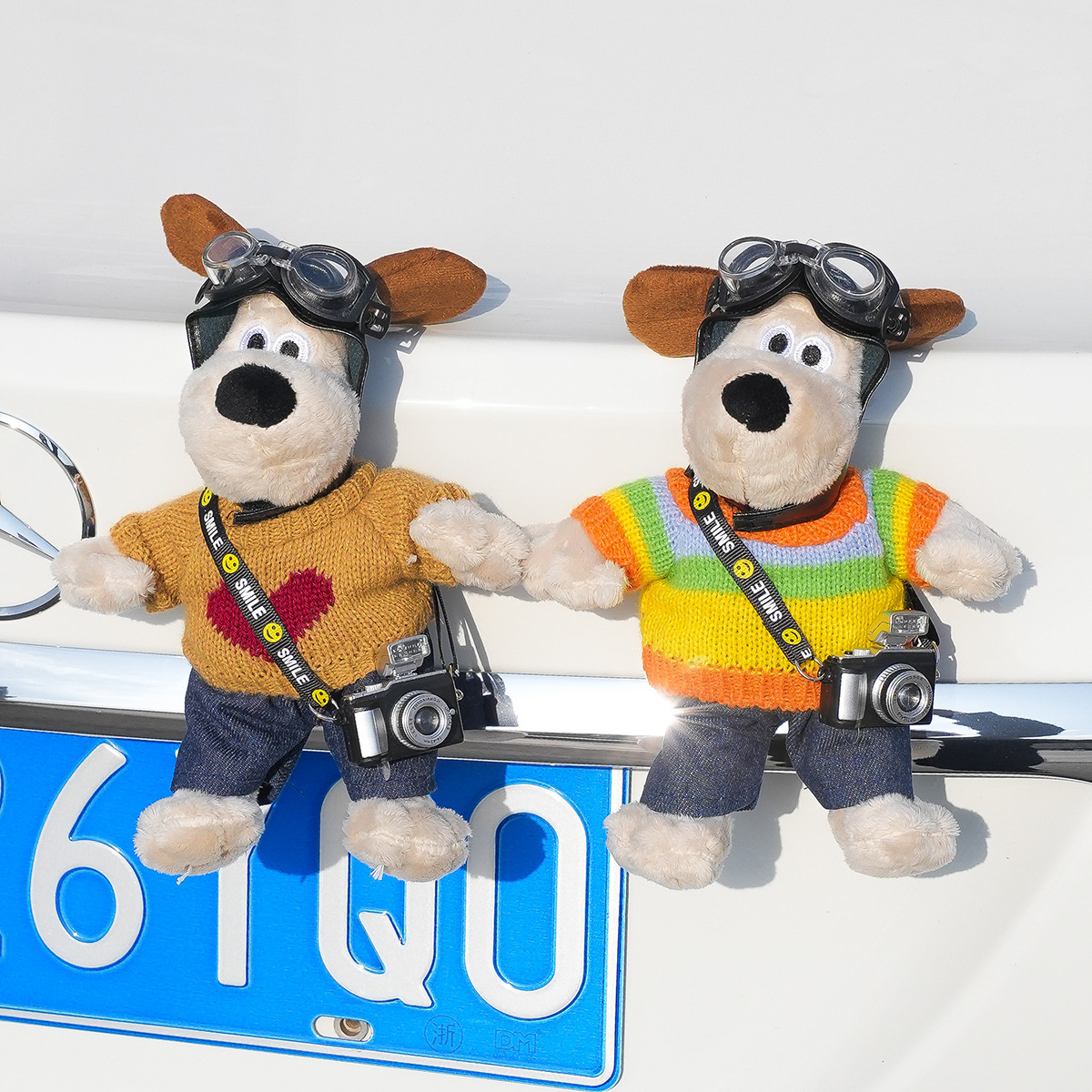 汽车玩偶车外尾部挂件摆件新款