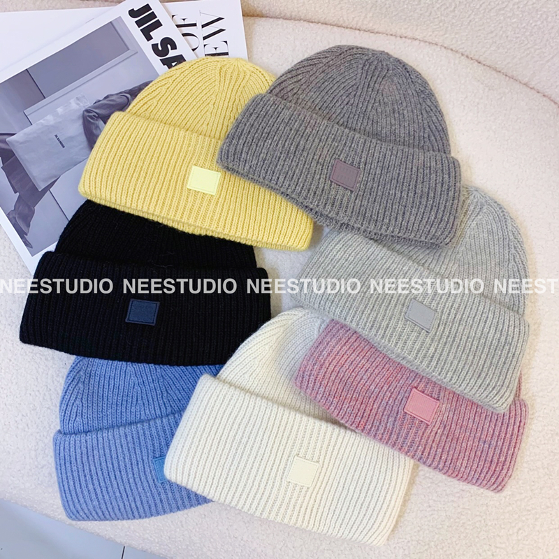 北欧新款时尚百搭羊毛针织帽子