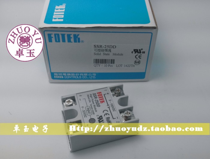 固态继电器SSR-25DD阳明FOTEK