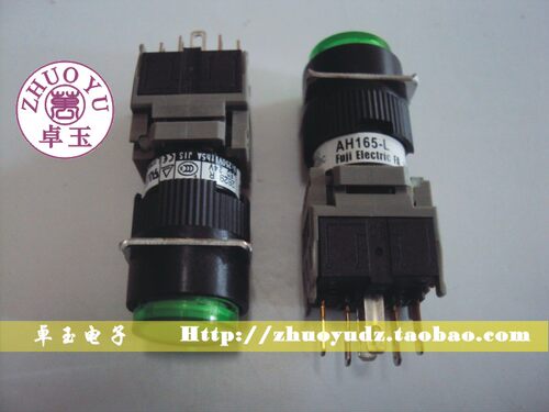 《原装正品》富士  圆形凸头带灯按钮 AH164-LG22E3 - 封面
