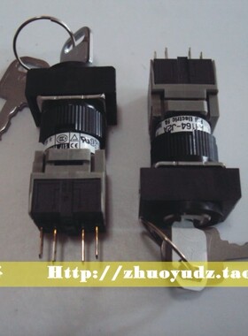 《全新原装》富士  按钮/长方形2位钥匙开关 AH164-J2A11